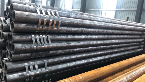 ASTM A53 A106 Sch40 Carbon Steel Pipe Pipe API مشکی سرد نورد گالوانیزه