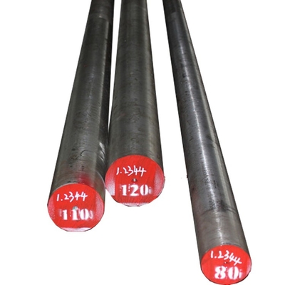 میله های گرد فولاد آلیاژی 42CrMo نورد گرم SAE 1045 4140 4340 8620 8640
