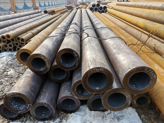 لوله فولادی کربنی T91 P91 P22 ASTM A283 A355 P9 P11 4130 42crmo 15crmo St37 C45 Sch40