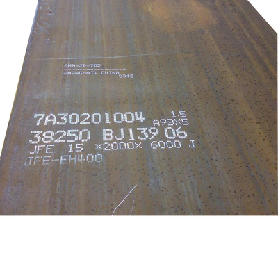 ورق فولادی مقاوم در برابر سایش Nm400 16mm Nm360nm450nm500 ASTM AISI