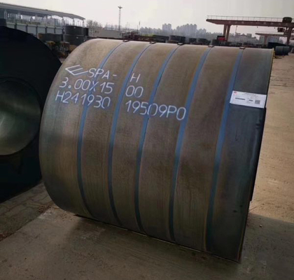 صفحه فولاد کربنی مقاوم در برابر آب و هوا A588 Spa-H Corten 150mm