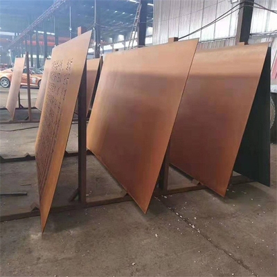ورق فولادی ملایم نورد گرم مقاوم در برابر آب و هوا Corten A Q355NH 150mm