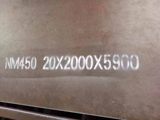 ورق فولادی نورد گرم 120 میلی متر ورق فولادی مقاوم در برابر سایش AR500 صفحه فولادی NM500