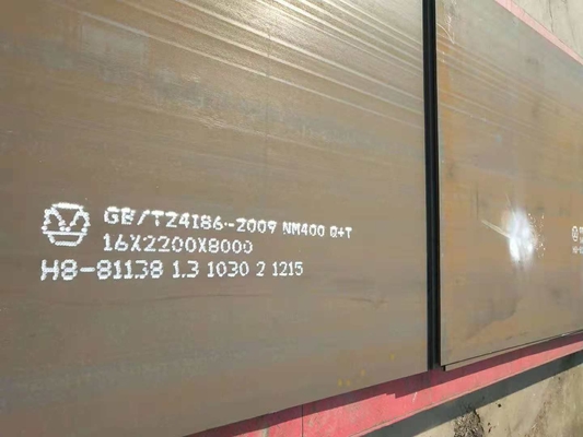ورق فولادی با کیفیت بالا 150 میلی متر ورق فولادی مقاوم در برابر سایش AR500 ورق فولادی NM500